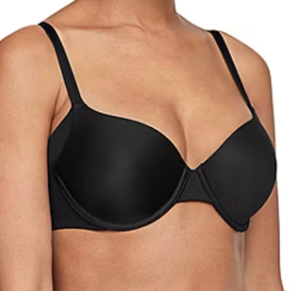 NWT Warners No Side Effects Black 38D